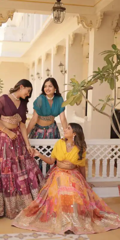 KA 5032 Yellow Lehenga Choli Perfect for Wedding, Party, Temple Visit, Anniversary, Haldi – Best Price ₹3149. Delivery 4-6 Working Days. Shop now. | Bollywood Lehenga, Creative Lehenga, Designer Lehenga, Embroidered Lehenga, Lehenga, Party Wear Lehenga