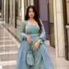 Special Sky Blue Fandy Silk Sequence Work Salwar Suit