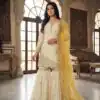 Yellow Fendy Silk Embroider Work Salwar Suit