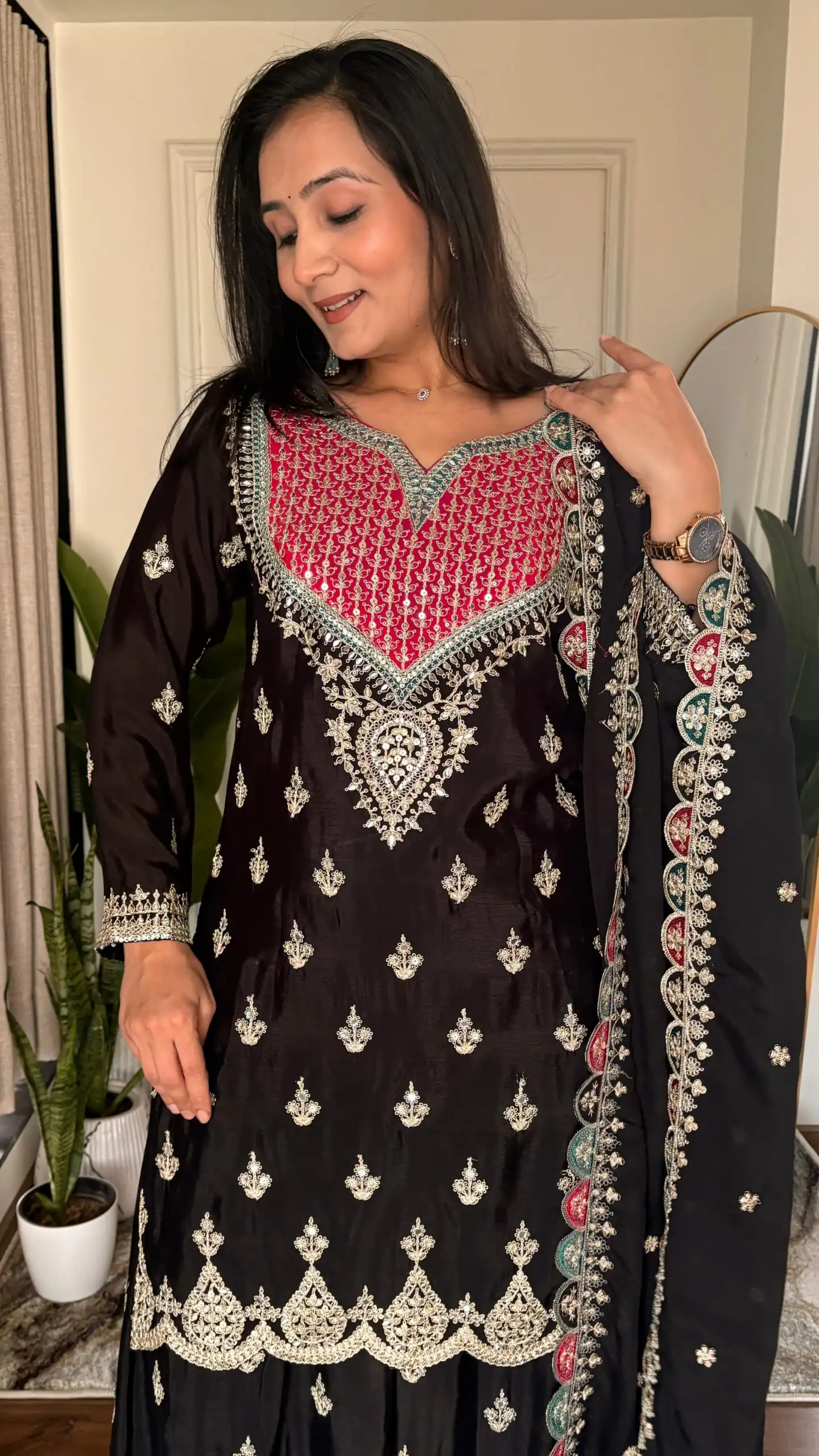 WW G 6000 Black Viscous Chinon Salwar Suit with Lace Work & Embroidery Work. Exclusive Offer ₹2499. Delivery 4-6 Working Days. Shop now. | Jump Suits, Straight Suits, Casual Suits, Creative suits, Designer Suits, Palazzo Suits, Party Wear Suits, Patiala Suits, Salwar suit