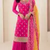 FC 72961 Pink Viscous Chinon Salwar Suit with Lace Work & Embroidery Work. Exclusive Offer ₹2549. Delivery 4-6 Working Days. Shop now. | Jump Suits, Straight Suits, Casual Suits, Creative suits, Designer Suits, Palazzo Suits, Party Wear Suits, Patiala Suits, Salwar suit