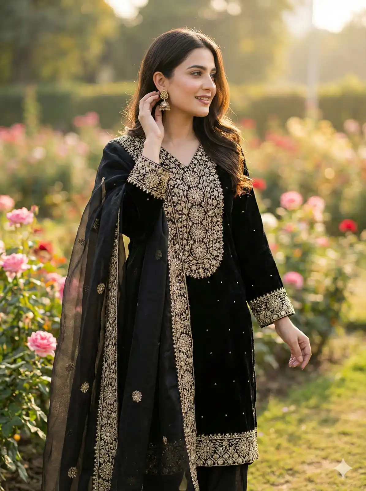 JF 040 Black Fendy Silk Salwar Suitwith Embroidery Work & Lace Work. Now at just ₹2049. Delivery 4-6 Working Days. Shop now. | Jump Suits, Straight Suits, Casual Suits, Creative suits, Designer Suits, Palazzo Suits, Party Wear Suits, Patiala Suits, Salwar suit