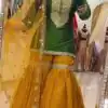NF 1272 Green Faux Georgette Gown Perfect for Wedding, Party, Makar Sankranti, Karwa Chauth, Ethnic Day – . Now at just ₹2449. Delivery 4-6 Working D | Jump Suits, Straight Suits, Casual Suits, Creative suits, Designer Suits, Palazzo Suits, Party Wear Suits, Patiala Suits, Salwar suit