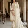 JF 040 Off White Fendy Silk Salwar Suitwith Embroidery Work & Lace Work. Now at just ₹2049. Delivery 4-6 Working Days. Shop now. | Jump Suits, Straight Suits, Casual Suits, Creative suits, Designer Suits, Palazzo Suits, Party Wear Suits, Patiala Suits, Salwar suit