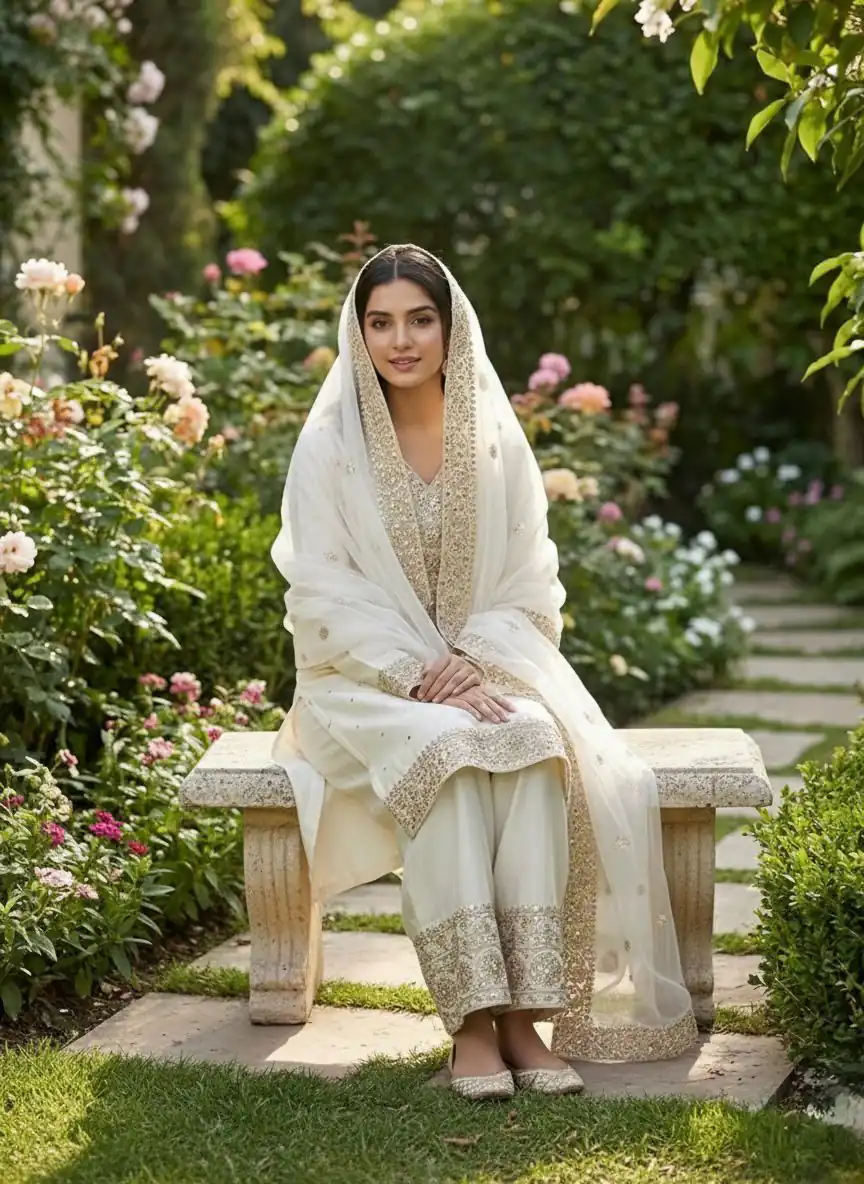 JF 040 Off White Fendy Silk Salwar Suitwith Embroidery Work & Lace Work. Now at just ₹2049. Delivery 4-6 Working Days. Shop now. | Jump Suits, Straight Suits, Casual Suits, Creative suits, Designer Suits, Palazzo Suits, Party Wear Suits, Patiala Suits, Salwar suit