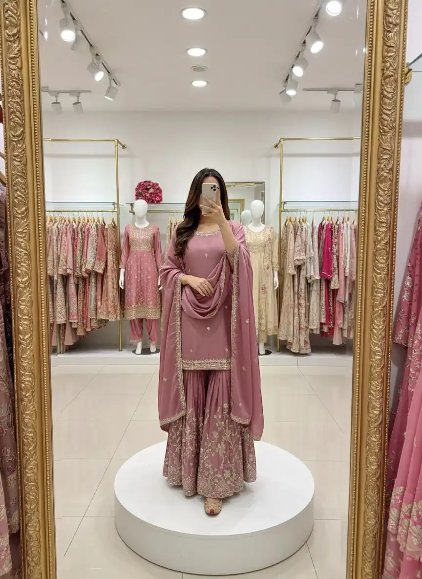 WW 1168 Onion Color Chinon Silk Salwar Suit with Embroidery Work. Online Get it for ₹2099. Delivery 4-6 Working Days. Shop now. | Jump Suits, Straight Suits, Casual Suits, Creative suits, Designer Suits, Palazzo Suits, Party Wear Suits, Patiala Suits, Salwar suit