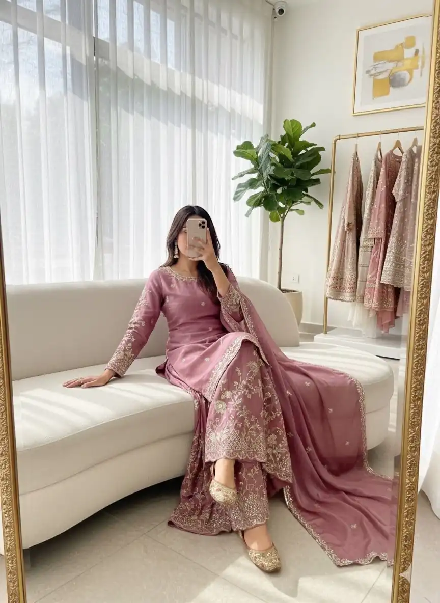 WW 1168 Onion Color Chinon Silk Salwar Suit with Embroidery Work. Online Get it for ₹2099. Delivery 4-6 Working Days. Shop now. | Jump Suits, Straight Suits, Casual Suits, Creative suits, Designer Suits, Palazzo Suits, Party Wear Suits, Patiala Suits, Salwar suit