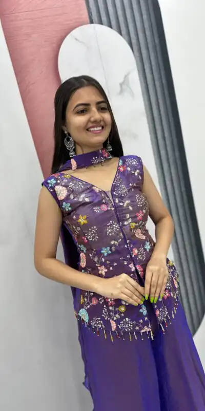 PC 551 Purple Tissue Simmer Salwar Suit with Embroidery Work. Affordable Price ₹2549. Delivery 4-6 Working Days. Shop now. | Jump Suits, Straight Suits, Casual Suits, Creative suits, Designer Suits, Palazzo Suits, Party Wear Suits, Patiala Suits, Salwar suit