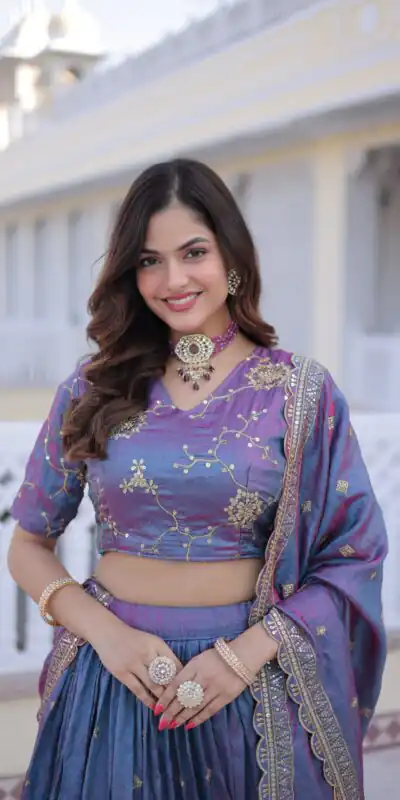 KA 5066 Blue Ysl Silk Lehenga Choli Perfect for Wedding, Party, Lohri, Pongal, Engagement – . Now at just ₹2649. Delivery 4-6 Working Days. Shop now. | Bollywood Lehenga, Creative Lehenga, Designer Lehenga, Embroidered Lehenga, Lehenga, Party Wear Lehenga