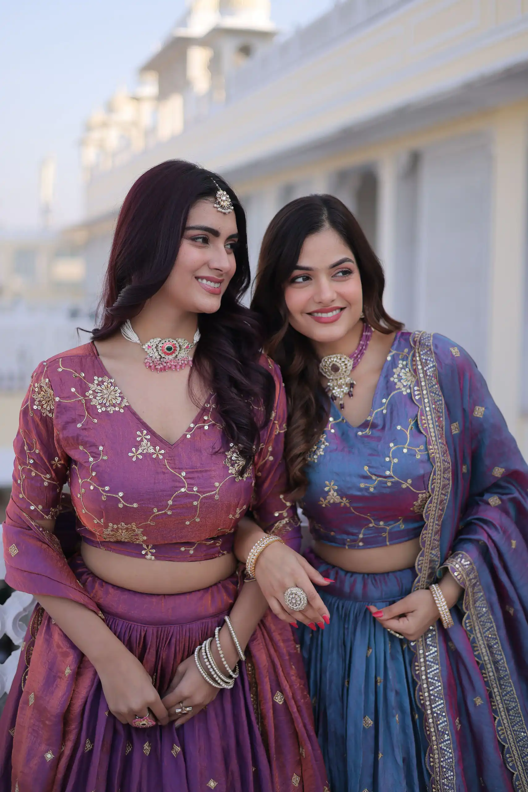 KA 5066 Purple Ysl Silk Lehenga Choli Perfect for Wedding, Party, Lohri, Pongal, Engagement – . Now at just ₹2649. Delivery 4-6 Working Days. Shop now. | Bollywood Lehenga, Creative Lehenga, Designer Lehenga, Embroidered Lehenga, Lehenga, Party Wear Lehenga