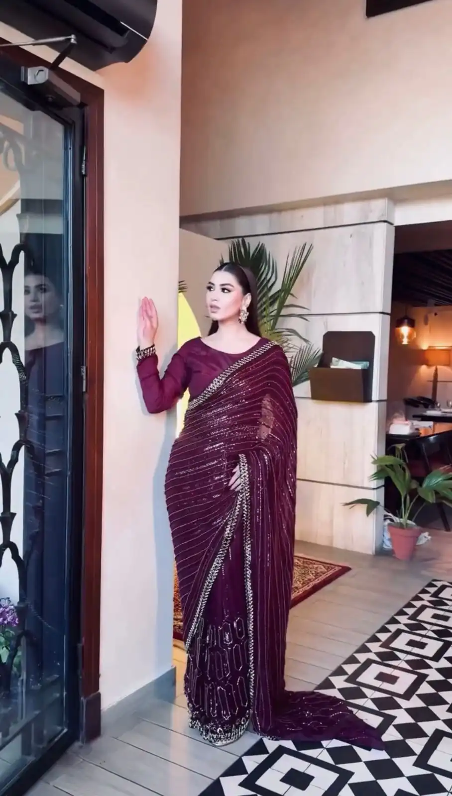 FB L342 Wine Color Kasturi Silk Georgette Saree with Zari Work. Online Best Price ₹2649. Delivery 4-6 Working Days. Shop now. | Bollywood Sarees, Creative Sarees, Designer Sarees, Embroidered Sarees, Ethnic Saree, Modern Digital sarees, Party Wear Sarees, Sarees