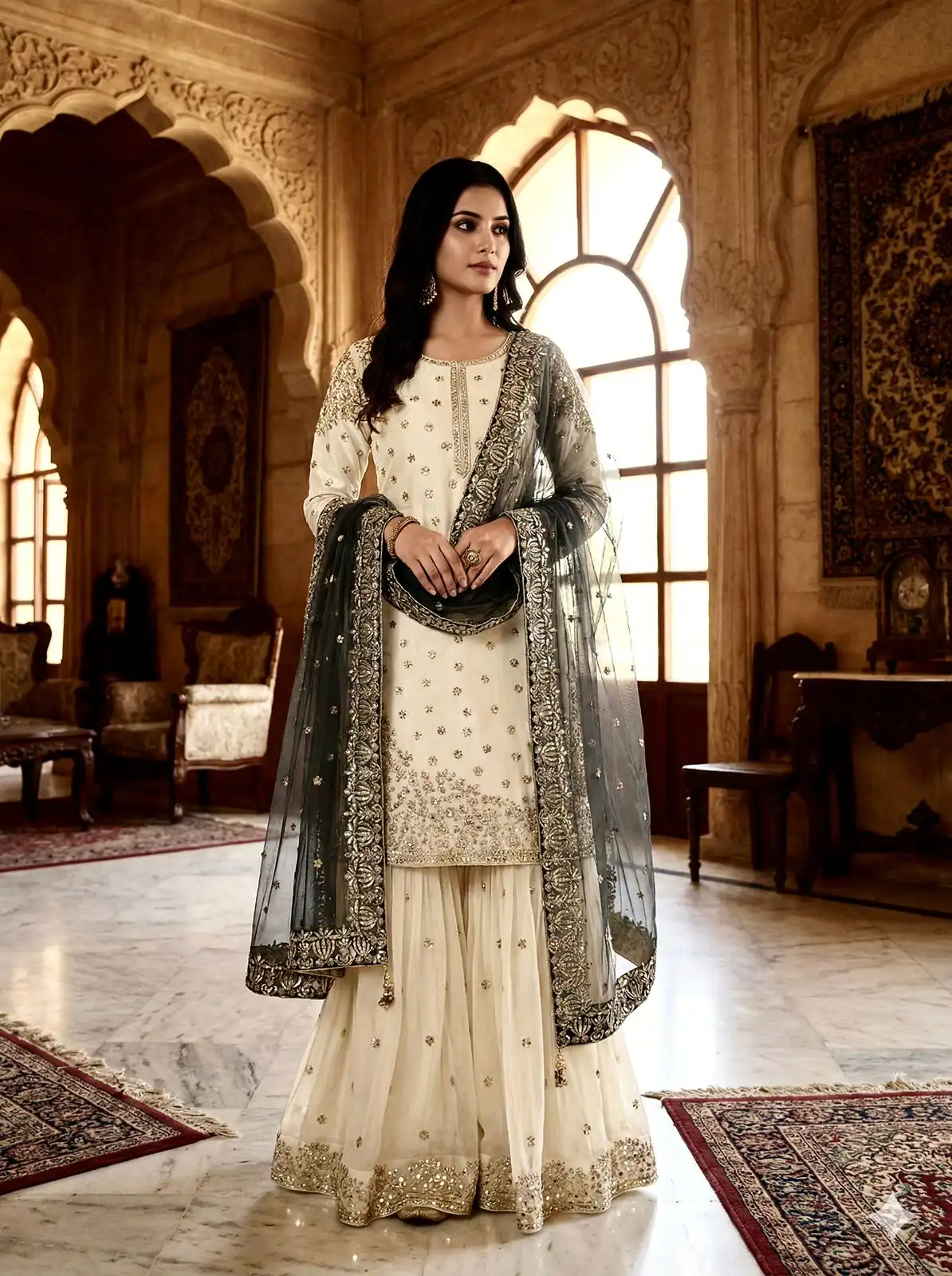 JF 041 Black Fendy Silk Salwar Suitwith Embroidery Work & Lace Work. Now at just ₹2149. Delivery 4-6 Working Days. Shop now. | Jump Suits, Straight Suits, Casual Suits, Creative suits, Designer Suits, Palazzo Suits, Party Wear Suits, Patiala Suits, Salwar suit