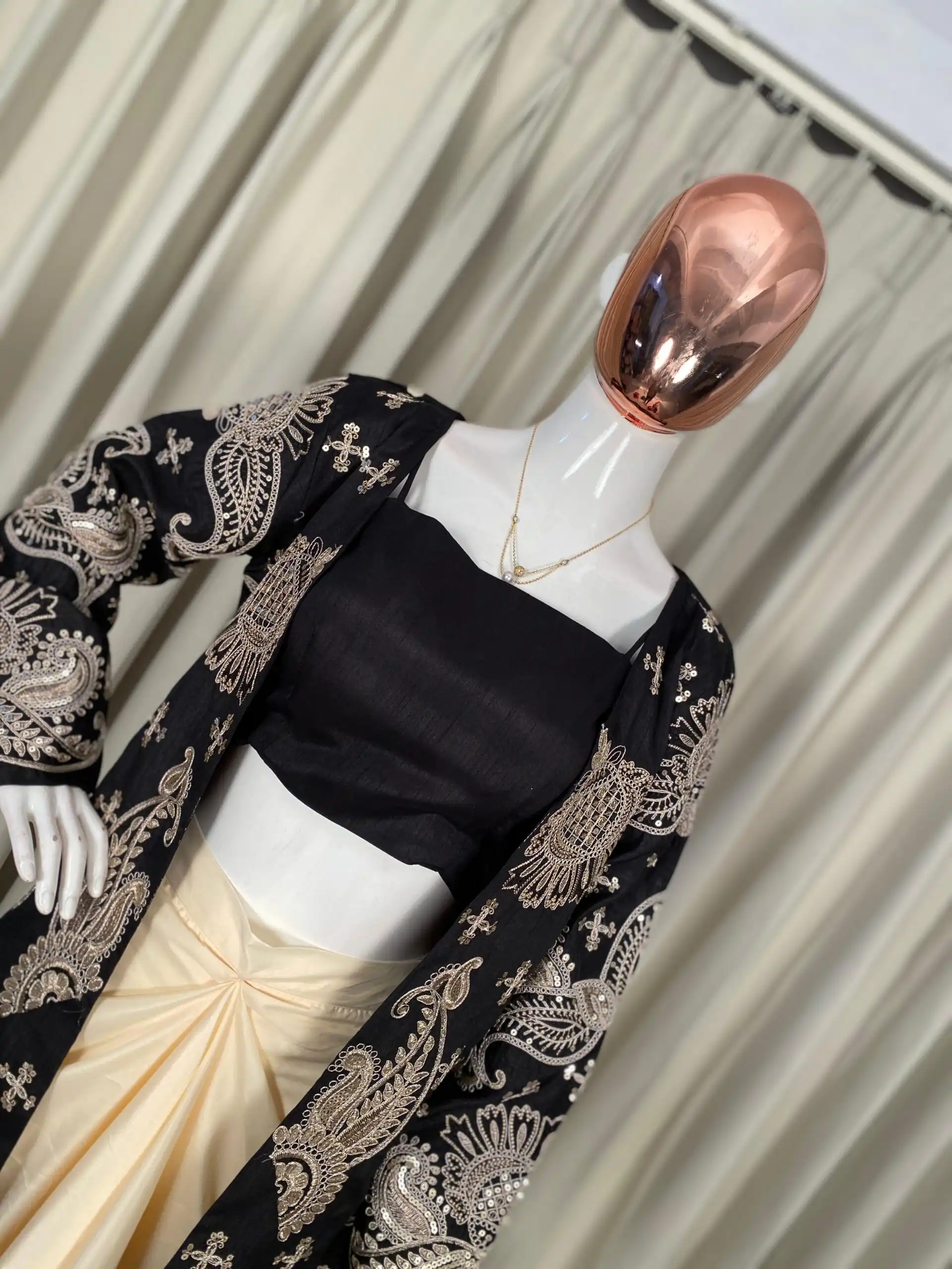 BE 450 Black French Crape Dhoti SuitPerfect for Wedding, Party, Makar Sankranti, Pongal, Anniversary – . Exclusive Offer ₹1999. Delivery 4-6 Working Da | Jump Suits, Straight Suits, Casual Suits, Creative suits, Designer Suits, Palazzo Suits, Party Wear Suits, Patiala Suits, Salwar suit