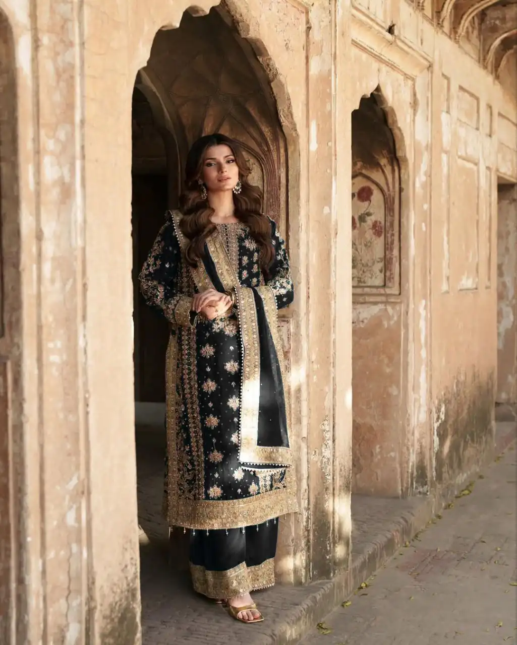 ZF 415 Black Color Georgette Sequence Work Salwar Suit Casual, Wedding, Festive, Events . Expected Delivery 4-6 Working Days @2149/- only | Jump Suits, Straight Suits, Casual Suits, Creative suits, Designer Suits, Palazzo Suits, Party Wear Suits, Patiala Suits, Salwar suit