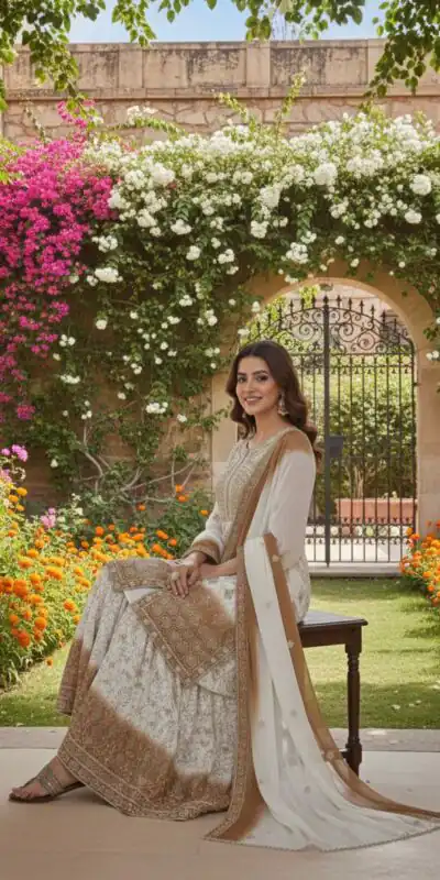 AD 224 Brown Color Dual Tone Star Georgette Salwar Suit with Embroidery Work. Affordable Price ₹2399. Delivery 4-6 Working Days. Shop now. | Jump Suits, Straight Suits, Casual Suits, Creative suits, Designer Suits, Palazzo Suits, Party Wear Suits, Patiala Suits, Salwar suit