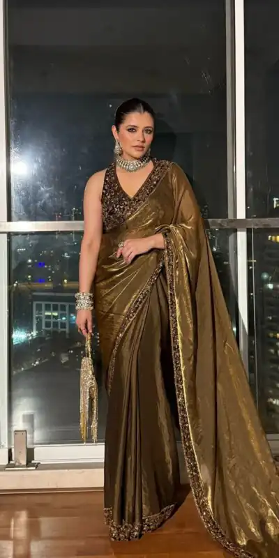 NC 5438 Brown Color Space Silk Saree with Embroidery Work & Zari Work. Best Price ₹2449. Delivery 4-6 Working Days. Shop now. | Bollywood Sarees, Creative Sarees, Designer Sarees, Embroidered Sarees, Ethnic Saree, Modern Digital sarees, Party Wear Sarees, Sarees