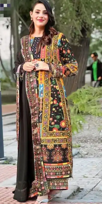 ST 113 Black Georgette Salwar Suit Perfect for Wedding, Party, Lohri, Pooja, Cultural Events – . Get it for ₹1899. Delivery 4-6 Working Days. Shop n | Jump Suits, Straight Suits, Casual Suits, Creative suits, Designer Suits, Palazzo Suits, Party Wear Suits, Patiala Suits, Salwar suit