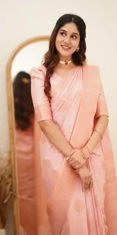 KP 6015 Light Pink Soft Lichi Silk Saree with Lace Border & Lace Work. Special Price ₹1349. Delivery 4-6 Working Days. Shop now. | Bollywood Sarees, Creative Sarees, Designer Sarees, Embroidered Sarees, Ethnic Saree, Modern Digital sarees, Party Wear Sarees, Sarees