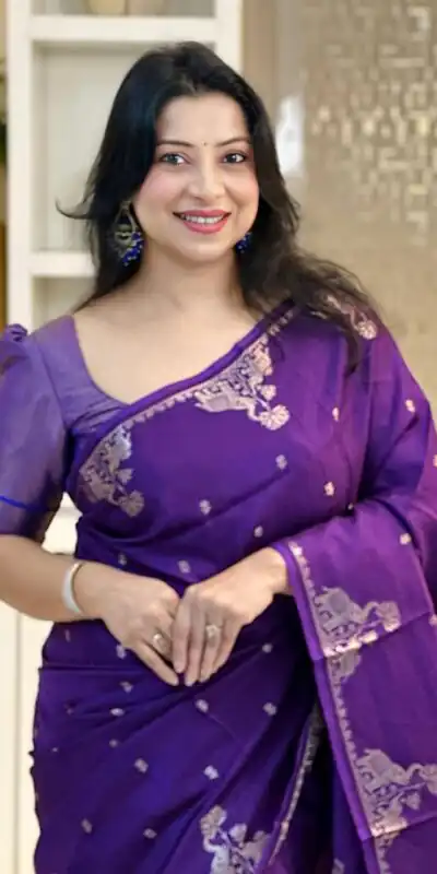 KP 6085 Purple Pink Lichi Silk Saree with Lace Border & Lace Work. Special Price ₹1449. Delivery 4-6 Working Days. Shop now. | Bollywood Sarees, Creative Sarees, Designer Sarees, Embroidered Sarees, Ethnic Saree, Modern Digital sarees, Party Wear Sarees, Sarees