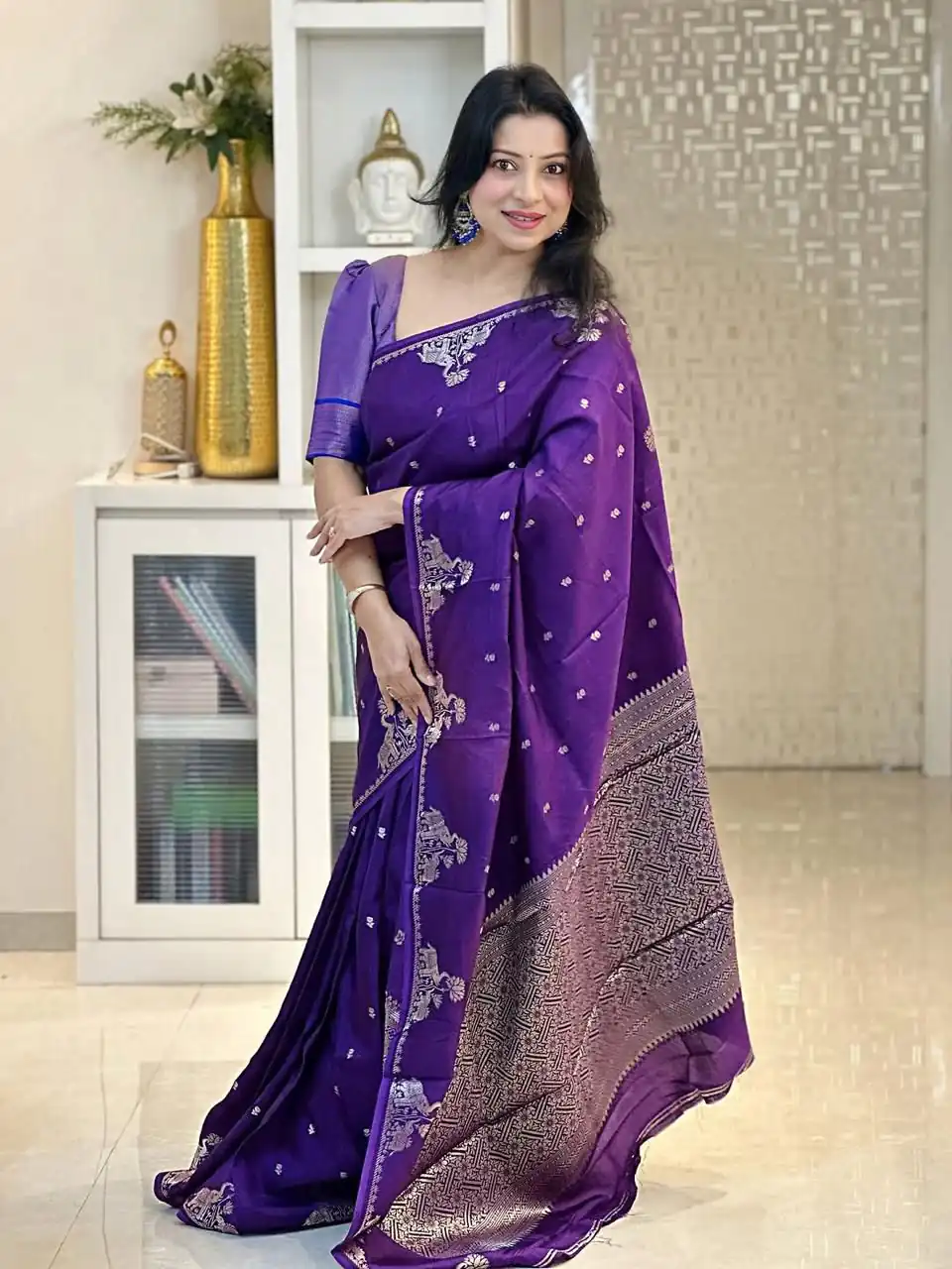 KP 6085 Purple Pink Lichi Silk Saree with Lace Border & Lace Work. Special Price ₹1449. Delivery 4-6 Working Days. Shop now. | Bollywood Sarees, Creative Sarees, Designer Sarees, Embroidered Sarees, Ethnic Saree, Modern Digital sarees, Party Wear Sarees, Sarees