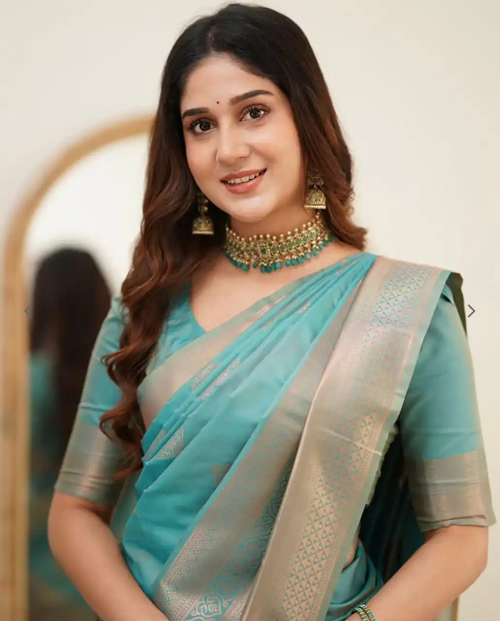 KP 6015 Sky Blue Soft Lichi Silk Saree with Lace Border & Lace Work. Special Price ₹1349. Delivery 4-6 Working Days. Shop now. | Bollywood Sarees, Creative Sarees, Designer Sarees, Embroidered Sarees, Ethnic Saree, Modern Digital sarees, Party Wear Sarees, Sarees