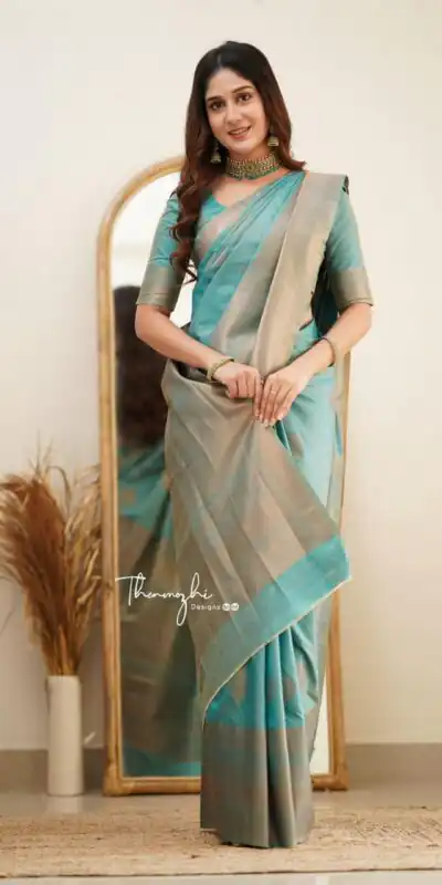 KP 6015 Sky Blue Soft Lichi Silk Saree with Lace Border & Lace Work. Special Price ₹1349. Delivery 4-6 Working Days. Shop now. | Bollywood Sarees, Creative Sarees, Designer Sarees, Embroidered Sarees, Ethnic Saree, Modern Digital sarees, Party Wear Sarees, Sarees