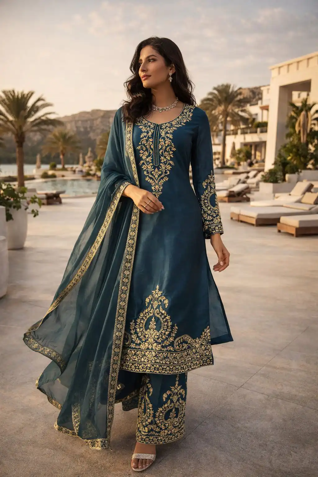 RTC 5983 Teal Blue Zimmy Silk Salwar Suit Perfect for Wedding, Party, Karwa Chauth, Haldi, Eid – . Special Price ₹2099. Delivery 4-6 Working Days. Shop no | Jump Suits, Straight Suits, Casual Suits, Creative suits, Designer Suits, Palazzo Suits, Party Wear Suits, Patiala Suits, Salwar suit
