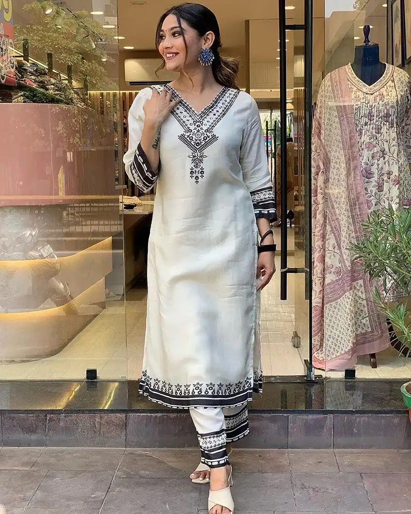 DC G20 White in Maslin Digital Print Salwar Suit . Wedding, Party, Festive, Events, Introductory Price ₹1549. Delivery 4-6 Working Days. Shop now. | Jump Suits, Straight Suits, Casual Suits, Creative suits, Designer Suits, Palazzo Suits, Party Wear Suits, Patiala Suits, Salwar suit