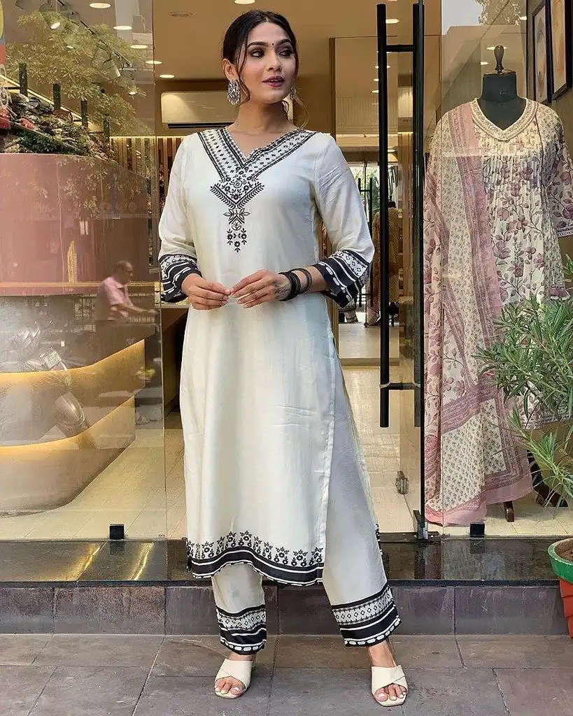 DC G20 White in Maslin Digital Print Salwar Suit . Wedding, Party, Festive, Events, Introductory Price ₹1549. Delivery 4-6 Working Days. Shop now. | Jump Suits, Straight Suits, Casual Suits, Creative suits, Designer Suits, Palazzo Suits, Party Wear Suits, Patiala Suits, Salwar suit