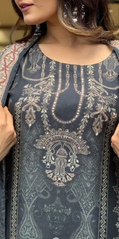 DC G23 Black in Maslin Digital Print Salwar Suit . Wedding, Party, Festive, Events, Introductory Price ₹1749. Delivery 4-6 Working Days. Shop now. | Jump Suits, Straight Suits, Casual Suits, Creative suits, Designer Suits, Palazzo Suits, Party Wear Suits, Patiala Suits, Salwar suit