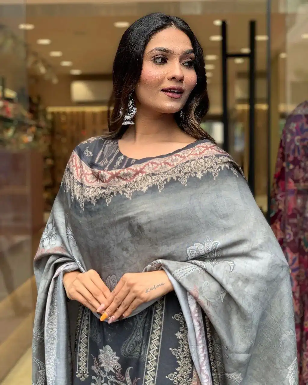 DC G23 Black in Maslin Digital Print Salwar Suit . Wedding, Party, Festive, Events, Introductory Price ₹1749. Delivery 4-6 Working Days. Shop now. | Jump Suits, Straight Suits, Casual Suits, Creative suits, Designer Suits, Palazzo Suits, Party Wear Suits, Patiala Suits, Salwar suit