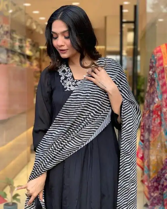 DC G46 Black in Maslin Digital Print Salwar Suit . Wedding, Party, Festive, Events, Introductory Price ₹1699. Delivery 4-6 Working Days. Shop now. | Jump Suits, Straight Suits, Casual Suits, Creative suits, Designer Suits, Palazzo Suits, Party Wear Suits, Patiala Suits, Salwar suit