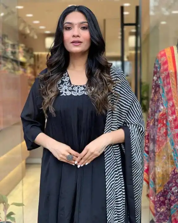 DC G46 Black in Maslin Digital Print Salwar Suit . Wedding, Party, Festive, Events, Introductory Price ₹1699. Delivery 4-6 Working Days. Shop now. | Jump Suits, Straight Suits, Casual Suits, Creative suits, Designer Suits, Palazzo Suits, Party Wear Suits, Patiala Suits, Salwar suit