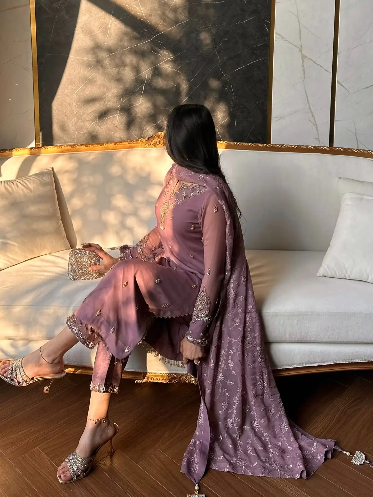 SRK 5328 Onion Color Dual Tone Star Georgette Salwar Suit with Embroidery Work. Affordable Price ₹1949. Delivery 4-6 Working Days. Shop now. | Jump Suits, Straight Suits, Casual Suits, Creative suits, Designer Suits, Palazzo Suits, Party Wear Suits, Patiala Suits, Salwar suit