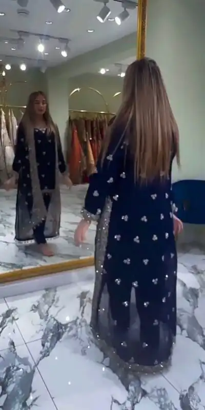 ST 1151 Navy Blue Color Dual Tone Star Georgette Salwar Suit with Embroidery Work. Affordable Price ₹2049. Delivery 4-6 Working Days. Shop now. | Jump Suits, Straight Suits, Casual Suits, Creative suits, Designer Suits, Palazzo Suits, Party Wear Suits, Patiala Suits, Salwar suit