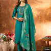 DIVA 103 Firozi Marina Silk Salwar Suit with Embroidery Work. Introductory Price ₹2049. Delivery 4-6 Working Days. Shop now. | Jump Suits, Straight Suits, Casual Suits, Creative suits, Designer Suits, Palazzo Suits, Party Wear Suits, Patiala Suits, Salwar suit