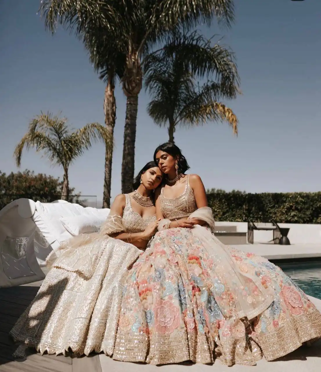 KF 1432 Cream | Color Georgette Lehenga Choli with Embroidery Work. Available at ₹3099 only. Delivery 4-6 Working Days. Shop now. | Bollywood Lehenga, Creative Lehenga, Designer Lehenga, Embroidered Lehenga, Lehenga, Party Wear Lehenga