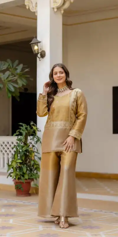 RR 42 Mustered Banarasi Viscous Salwar Suit with Embroidery Work & Bead Work. Exclusive Offer ₹2549. Delivery 4-6 Working Days. Shop now. | Jump Suits, Straight Suits, Casual Suits, Creative suits, Designer Suits, Palazzo Suits, Party Wear Suits, Patiala Suits, Salwar suit