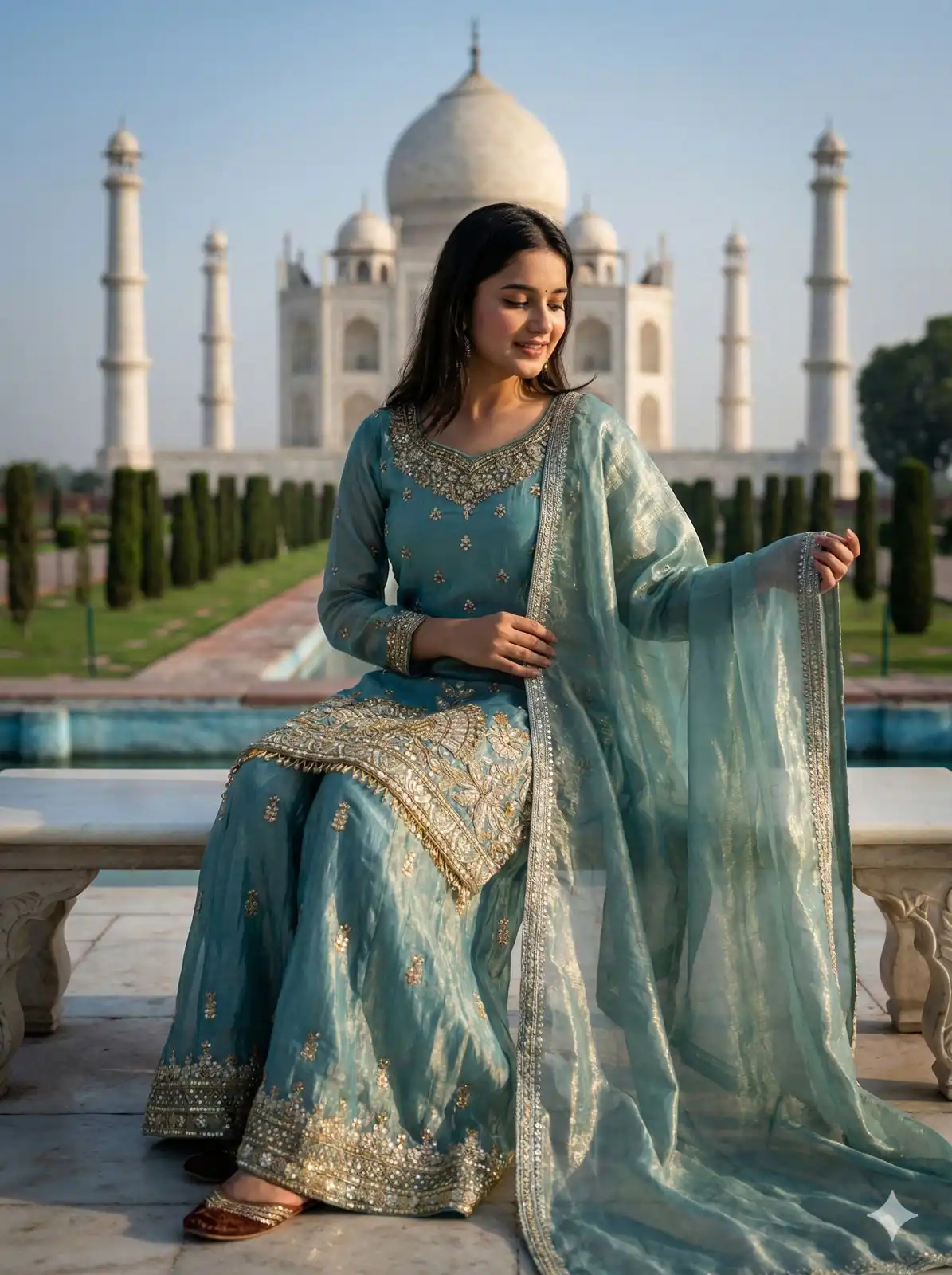NSR 886 Sky Blue Color Salwar Suit with Mirror Work & Embroidery Work. Best Price ₹2399. Delivery 4-6 Working Days. Shop now. | Jump Suits, Straight Suits, Casual Suits, Creative suits, Designer Suits, Palazzo Suits, Party Wear Suits, Patiala Suits, Salwar suit