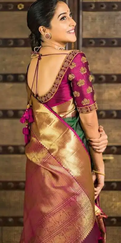 KPR 030 Green Color Soft Lichi Silk Saree with Lace Border & Lace Work. Best Price ₹1499. Delivery 4-6 Working Days. Shop now. | Bollywood Sarees, Creative Sarees, Designer Sarees, Embroidered Sarees, Ethnic Saree, Modern Digital sarees, Party Wear Sarees, Sarees