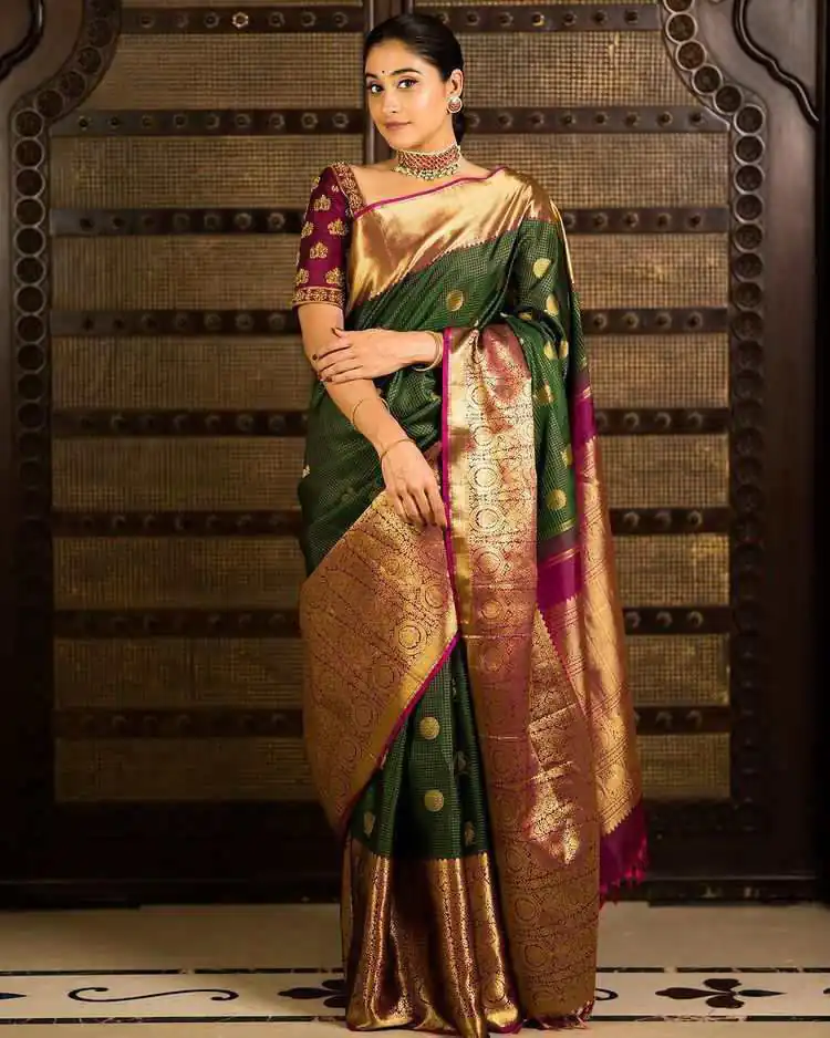 KPR 030 Green Color Soft Lichi Silk Saree with Lace Border & Lace Work. Best Price ₹1499. Delivery 4-6 Working Days. Shop now. | Bollywood Sarees, Creative Sarees, Designer Sarees, Embroidered Sarees, Ethnic Saree, Modern Digital sarees, Party Wear Sarees, Sarees