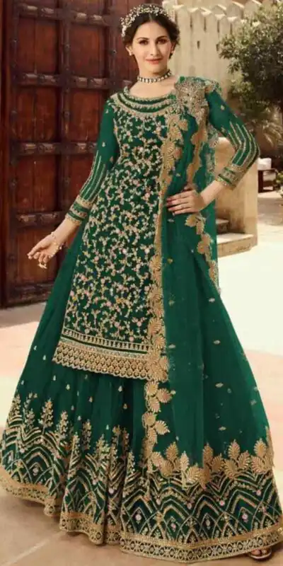 DS 15030 Green Soft Net Salwar Suit Perfect for Wedding, Party, Baisakhi, Makar Sankranti, Pongal – . Special Price ₹2649. Delivery 4-6 Working | Jump Suits, Straight Suits, Casual Suits, Creative suits, Designer Suits, Palazzo Suits, Party Wear Suits, Patiala Suits, Salwar suit