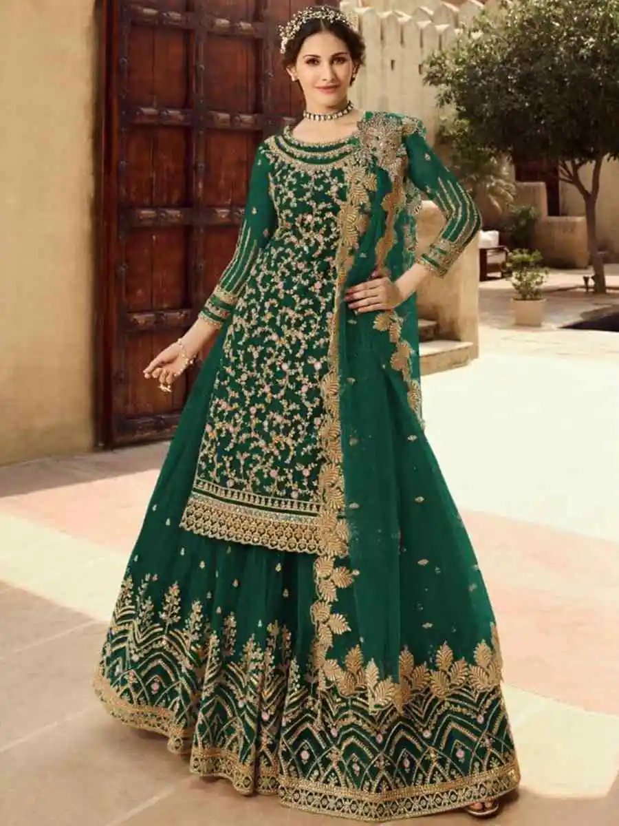 DS 15030 Green Soft Net Salwar Suit Perfect for Wedding, Party, Baisakhi, Makar Sankranti, Pongal – . Special Price ₹2649. Delivery 4-6 Working | Jump Suits, Straight Suits, Casual Suits, Creative suits, Designer Suits, Palazzo Suits, Party Wear Suits, Patiala Suits, Salwar suit