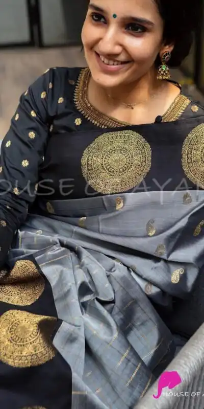 KPR 080 Grey Color Soft Lichi Silk Saree with Lace Border & Lace Work. Best Price ₹1449. Delivery 4-6 Working Days. Shop now. | Bollywood Sarees, Creative Sarees, Designer Sarees, Embroidered Sarees, Ethnic Saree, Modern Digital sarees, Party Wear Sarees, Sarees