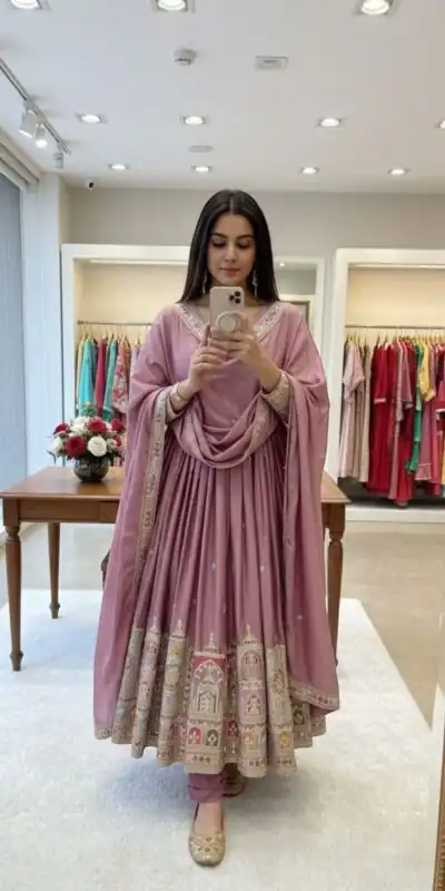 WW 1191 Lavender Color Chinon Silk Sequence Lace Work Gown. Online Affordable Price ₹2549. Delivery 4-6 Working Days. Shop now. | Bollywood Gowns, Creative Gowns, Designer Gowns, Embroidered Gowns, Gowns, Party Wear Gowns