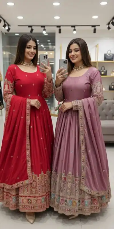 WW 1191 Lavender Color Chinon Silk Sequence Lace Work Gown. Online Affordable Price ₹2549. Delivery 4-6 Working Days. Shop now. | Bollywood Gowns, Creative Gowns, Designer Gowns, Embroidered Gowns, Gowns, Party Wear Gowns