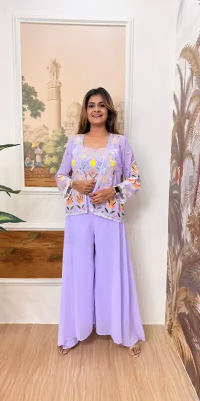 RR 35 Lavender Faux Georgette Salwar Suit Perfect for Wedding, Party, Family Gatherings, Sangeet, Housewarming – . Affordable Price ₹2149. Days | Jump Suits, Straight Suits, Casual Suits, Creative suits, Designer Suits, Palazzo Suits, Party Wear Suits, Patiala Suits, Salwar suit