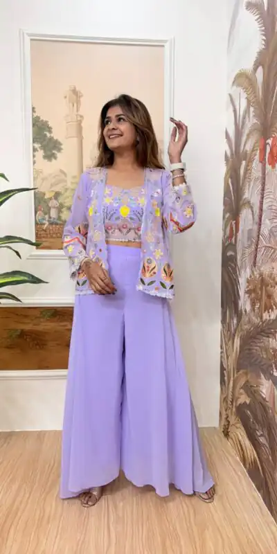RR 35 Lavender Faux Georgette Salwar Suit Perfect for Wedding, Party, Family Gatherings, Sangeet, Housewarming – . Affordable Price ₹2149. Days | Jump Suits, Straight Suits, Casual Suits, Creative suits, Designer Suits, Palazzo Suits, Party Wear Suits, Patiala Suits, Salwar suit