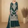 FC 717 Green Viscous Chinon Salwar Suit with Lace Work & Embroidery Work. Exclusive Offer ₹2549. Delivery 4-6 Working Days. Shop now. | Jump Suits, Straight Suits, Casual Suits, Creative suits, Designer Suits, Palazzo Suits, Party Wear Suits, Patiala Suits, Salwar suit