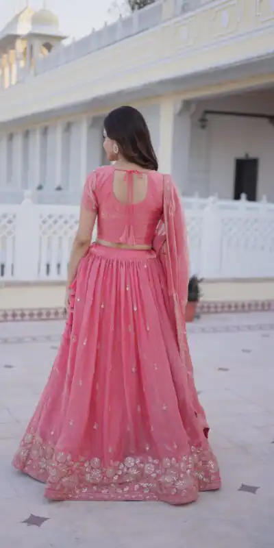 KA 5063 Gajri in Fendi Silk Embroidery Work & Zari Work Lehenga Choli . Affordable Price ₹2649. Delivery 4-6 Working Days. Shop now. | Bollywood Lehenga, Creative Lehenga, Designer Lehenga, Embroidered Lehenga, Lehenga, Party Wear Lehenga